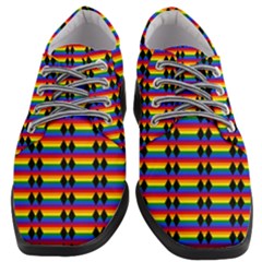 Double Black Diamond Pride Bar Women Heeled Oxford Shoes by WetdryvacsLair