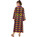 Double Black Diamond Pride Bar Maxi Kimono View2