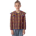 Double Black Diamond Pride Bar Kids  Peter Pan Collar Blouse View1