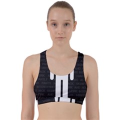 A Wordsearch For Our Times Back Weave Sports Bra by WetdryvacsLair