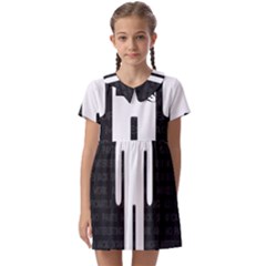 A Wordsearch For Our Times Kids  Asymmetric Collar Dress by WetdryvacsLair