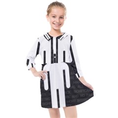 All Work And No Pants Makes Jack Significantly More Interesting Kids  Quarter Sleeve Shirt Dress by WetdryvacsLair