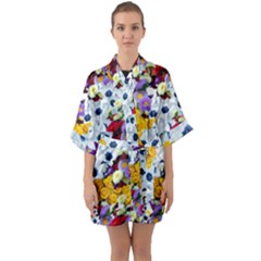 Backgrounderaser 20220502 021714655 Half Sleeve Satin Kimono  by marthatravis1968