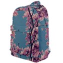 Colorful Floral Leaves Photo Classic Backpack View1