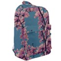 Colorful Floral Leaves Photo Classic Backpack View2