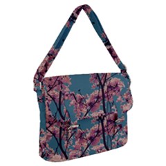 Colorful Floral Leaves Photo Buckle Messenger Bag by dflcprintsclothing