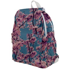 Colorful Floral Leaves Photo Top Flap Backpack by dflcprintsclothing