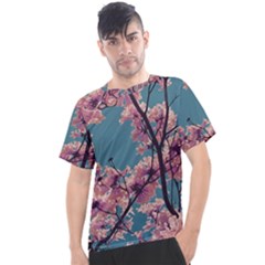 Colorful Floral Leaves Photo Men s Sport Top by dflcprintsclothing