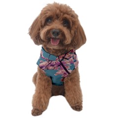 Colorful Floral Leaves Photo Dog Sweater by dflcprintsclothing