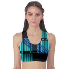 Folding For Science Sports Bra by WetdryvacsLair