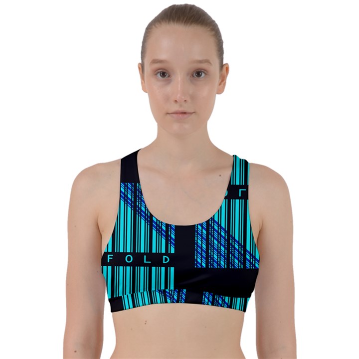 Folding For Science Back Weave Sports Bra