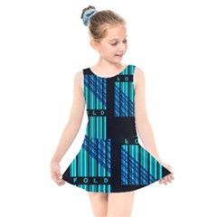 Folding For Science Kids  Skater Dress Swimsuit by WetdryvacsLair