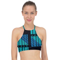 Folding For Science Racer Front Bikini Top by WetdryvacsLair