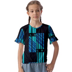 Folding For Science Kids  Cuff Sleeve Scrunch Bottom Tee