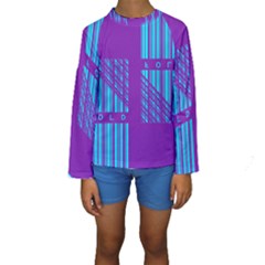 Fold At Home Folding Kids  Long Sleeve Swimwear by WetdryvacsLair