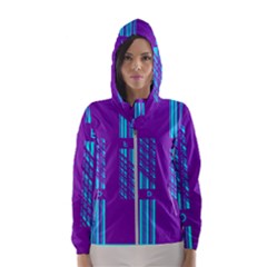 Fold At Home Folding Women s Hooded Windbreaker