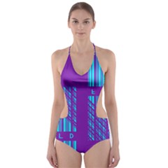 Fold At Home Folding Cut-out One Piece Swimsuit by WetdryvacsLair