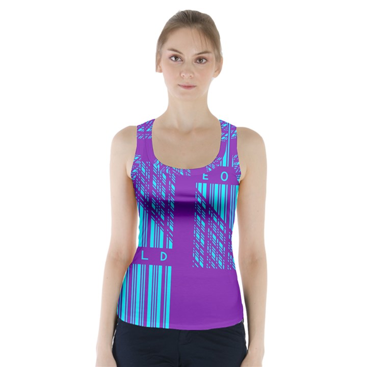 Fold At Home Folding Racer Back Sports Top