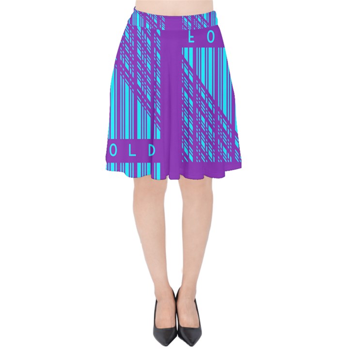 Fold At Home Folding Velvet High Waist Skirt