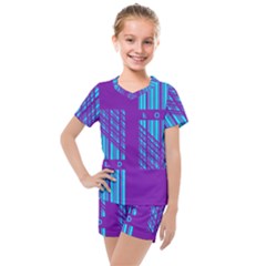 Fold At Home Folding Kids  Mesh Tee And Shorts Set