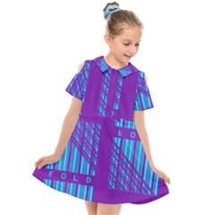 Fold At Home Folding Kids  Short Sleeve Shirt Dress by WetdryvacsLair