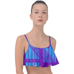 Fold At Home Folding Frill Bikini Top by WetdryvacsLair