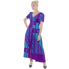 Fold At Home Folding Button Up Short Sleeve Maxi Dress by WetdryvacsLair