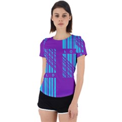 Fold At Home Folding Back Cut Out Sport Tee by WetdryvacsLair