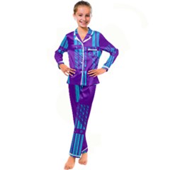 Fold At Home Folding Kid s Satin Long Sleeve Pajamas Set by WetdryvacsLair