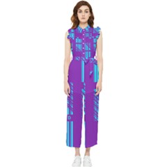 Fold At Home Folding Women s Frill Top Chiffon Jumpsuit by WetdryvacsLair