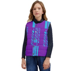 Fold At Home Folding Kid s Short Button Up Puffer Vest	