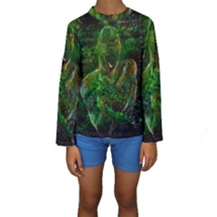 Stp 0111 Cross And Cross Kids  Long Sleeve Swimwear by WetdryvacsLair