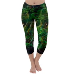 Stp 0111 Cross And Cross Capri Winter Leggings  by WetdryvacsLair