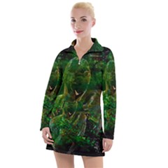 Stp 0111 Cross And Cross Women s Long Sleeve Casual Dress by WetdryvacsLair