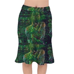 Stp 0111 Cross And Cross Short Mermaid Skirt by WetdryvacsLair