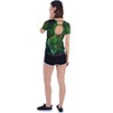 STP 0111 Cross And Cross Back Circle Cutout Sports Tee View2