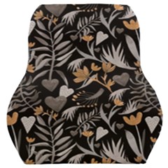   Plants And Hearts In Boho Style No  2 Car Seat Back Cushion  by HWDesign