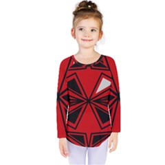 Abstract Pattern Geometric Backgrounds   Kids  Long Sleeve Tee