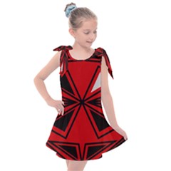 Abstract Pattern Geometric Backgrounds   Kids  Tie Up Tunic Dress by Eskimos