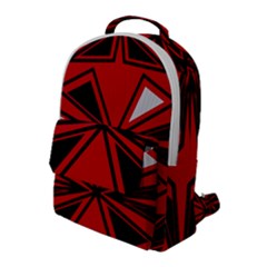 Abstract Pattern Geometric Backgrounds   Flap Pocket Backpack (large) by Eskimos