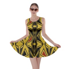 Abstract Pattern Geometric Backgrounds   Skater Dress by Eskimos