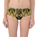 Abstract pattern geometric backgrounds   Mid-Waist Bikini Bottoms View1