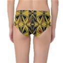 Abstract pattern geometric backgrounds   Mid-Waist Bikini Bottoms View2