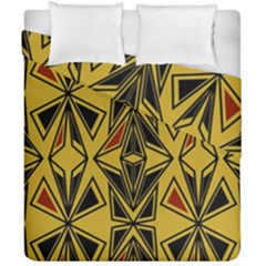 Abstract Pattern Geometric Backgrounds   Duvet Cover Double Side (california King Size) by Eskimos