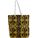 Abstract pattern geometric backgrounds   Full Print Rope Handle Tote (Large) View2