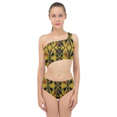 Abstract Pattern Geometric Backgrounds   Spliced Up Two Piece Swimsuit by Eskimos