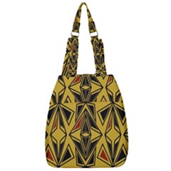 Abstract Pattern Geometric Backgrounds   Center Zip Backpack by Eskimos