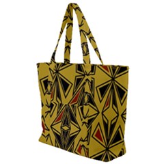 Abstract Pattern Geometric Backgrounds   Zip Up Canvas Bag by Eskimos