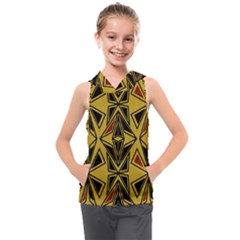 Abstract Pattern Geometric Backgrounds   Kids  Sleeveless Hoodie by Eskimos