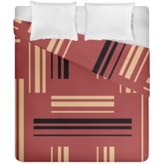 Abstract Pattern Geometric Backgrounds   Duvet Cover Double Side (california King Size) by Eskimos